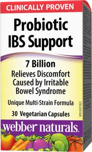 Probiotic IBS Support, 30 capsule, Webber Naturals