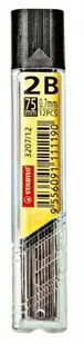 Graffiti pentru creion automat Stabilo – 2B, 0.7 mm, 12 buc.