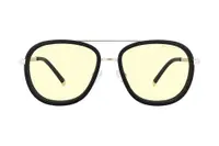 Ochelari de calculator Gunnar – Quantum Dume, aurii/negri, chihlimbar