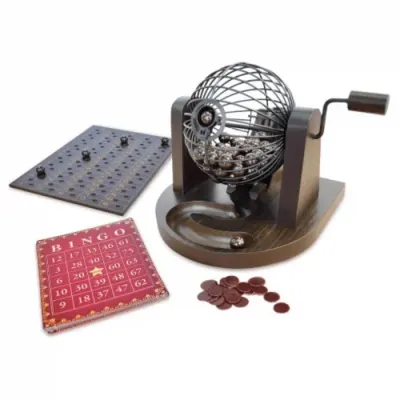 Joc Bingo Deluxe din lemn - 90 bile