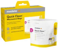 Pungi pentru sterilizare in cuptorul cu microunde Medela - Quick Clean, 5 buc
