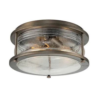 Corp de iluminat decorativ pentru exterior, Ashland Bay 2 Light Outdoor Ceiling Flush