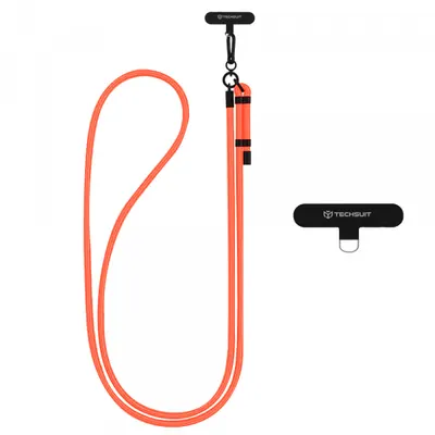 Snur Telefon Techsuit RCS1-81, Portocaliu Inchis