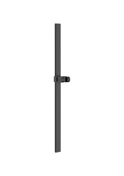 Bara dus Roca Minimal A5B07S1NB0, aparenta, universala, 700 mm, mat, Negru