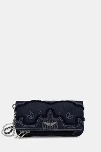 Zadig&Voltaire geantă crossbody pentru femei din denim