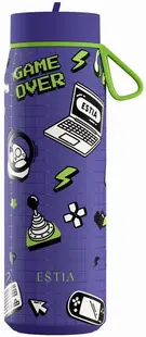 Sticlă termică cu mâner Estia Pulse - Game Over, 500 ml