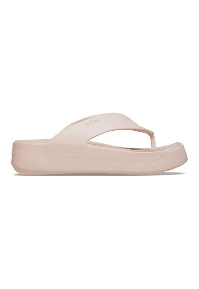 Papuci flip-flop flatform cu logo Getaway
