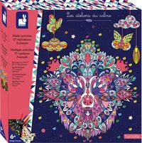 Cutie cu 18 seturi creative Janod - animale