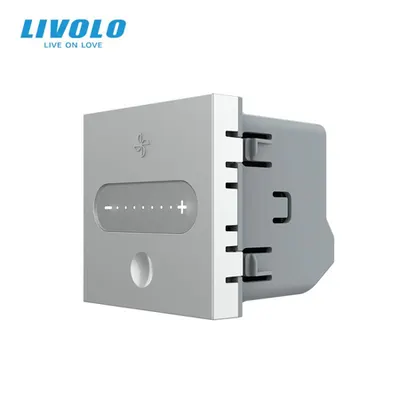 Modul intrerupator reglare viteza ventilator, Zigbee, 2M Gri