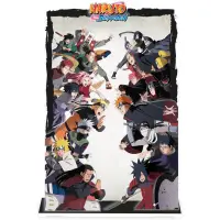 Figurina Acrilica Naruto Shippuden - Diorama - Group fight