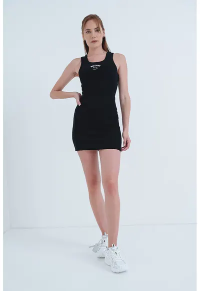 Rochie mini cu croiala bodycon - Negru