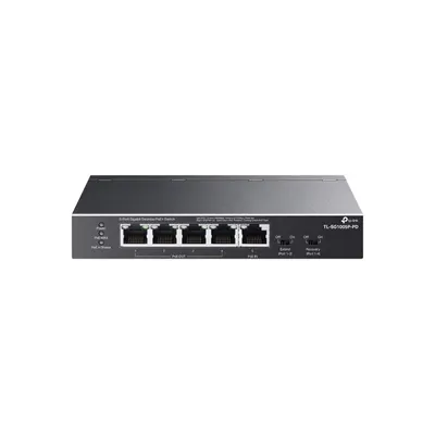 Switch cu 5 porturi Gigabit TP-Link TL-SG1005P-PD, 10 Gbps, 7.44 Mpps, 250 m, plug&play, PoE+