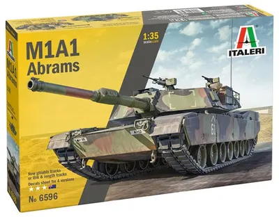 Model asamblabil Italeri Militari: Tancuri - Tanc principal de luptă american M1A1 Abrams
