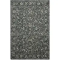 Covor gri din lână 300x400 cm Calisia Vintage Flora – Agnella