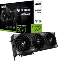 Placă video ASUS - TUF Gaming GeForce RTX 5070 OC, 12GB, GDDR7