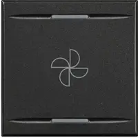 Capac tasta Axolute MyHOME BUS - Ventilator tip basculant - 2 module - antracit