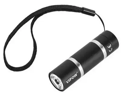 Lanterna LED Vipow URZ0902, aluminiu (Negru)