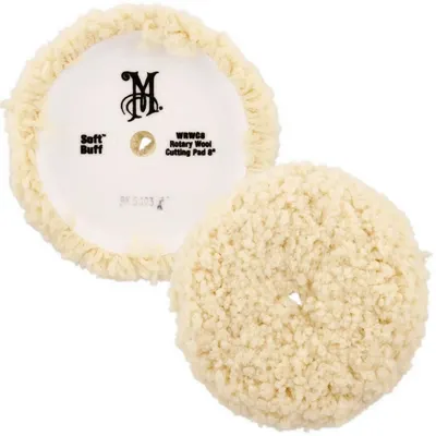 Blana Polish Abraziv Meguiar s Soft Buff Rotary Wool Pad 8 WRWC8MG