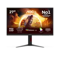 Monitor Gaming AOC U27G4XM, 27", 3840 x 2160 pixeli, Black, Red, 3 ani Garantie