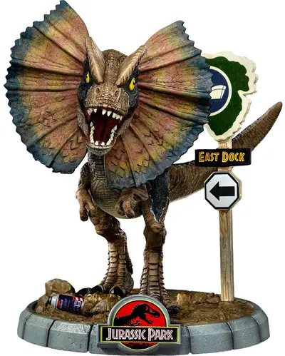 Statuetă Iron Studios Movies: Jurassic Park - Dilophosaurus, 15 cm