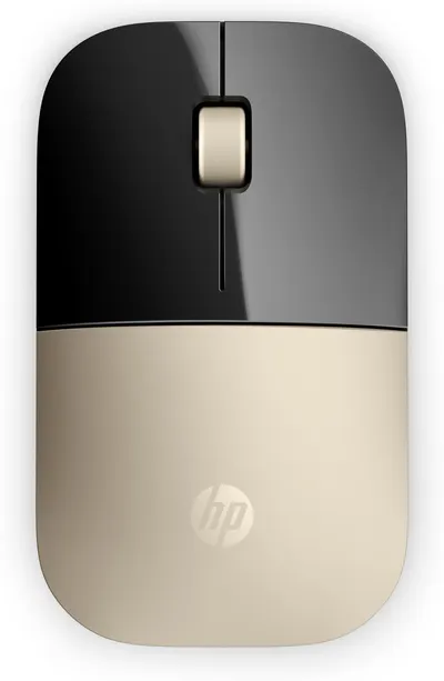Mouse HP - Z3700, optic, wireless, auriu/negru