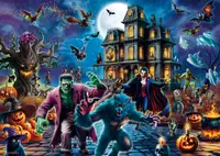 Puzzle 1000 piese - Noaptea de Halloween