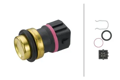 Senzor temperatura lichid racire (numar pini: 4, negru) potrivit MERCEDES V (638 2); VW LT 28-35 II, LT 28-46 II 2.5D 2.8 05.96-07.06