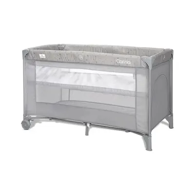 Patut Pliabil cu 2 niveluri Lorelli Classic Carina Grey Stars
