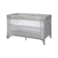 Patut Pliabil cu 2 niveluri Lorelli Classic Carina Grey Stars