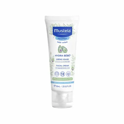 Cremă Hidratantă de Față pentru Piele Normală Hydra Bébé, 40 ml, Mustela