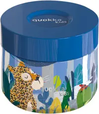 Borcan termic pentru mâncare Quokka Kids - Whim, Jungle, 360 ml