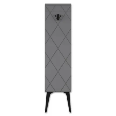 Dulap soldat baie Cosmos anthracite 35x145 cm