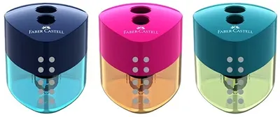 Faber-Castell Trend Auto Sharpener - dublu, asortiment