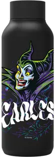 Sticlă termică Quokka Disney - Villains Maleficent, Jet Black, 510 ml