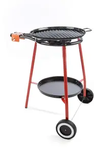 Set Profesional Pentru Gatit Lucia Garcima – Arzator Paella Gaz Ø40 cm, Tigaie Grill 46 cm