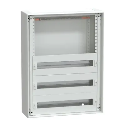 Carcasa montata pe perete, PrismaSeT G Pack 250, L 600mm, H 780mm (3R si sosire), IP30, cu placi frontale, pentru dispozitive modulare