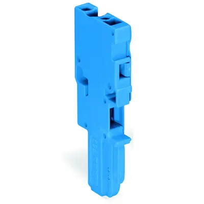 1-conductor female plug; 4 mm²; 1-pole; 4,00 mm²; blue