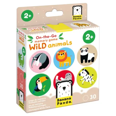 Joc de memorie, Banana Panda, Animale salbatice, 30 piese