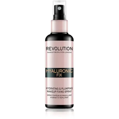 Revolution Hyaluronic Fix Hydrating & Plumping fixator make-up cu efect de hidratare 100 ml