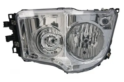 Far stanga (H1 H7 PY21W W5W, manual, cu lumini zi, culoare interior: crom, culoare semnalizator: transparent) potrivit MERCEDES ANTOS, AROCS 07.12