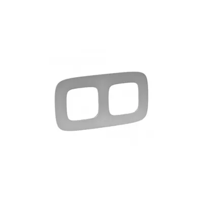 Placa Valena Allure - 2 module - aluminiu