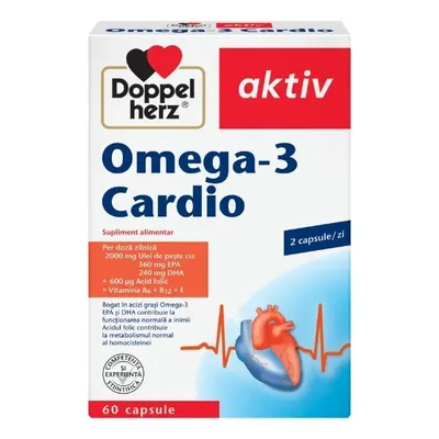 Supliment alimentar Cardio Omega-3, Doppelherz | 60 capsule
