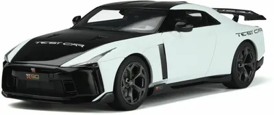 Model de colecție GT Spirit Modern: Mașini - Nissan GT-R50 Test Car (white/black) (2021)