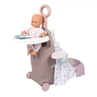 Valiza multifunctionala pentru papusi Smoby Baby Nurse 3 in 1