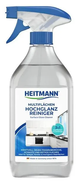 Curățitor pentru suprafețe lucioase și sticlă Heitmann - 500 ml