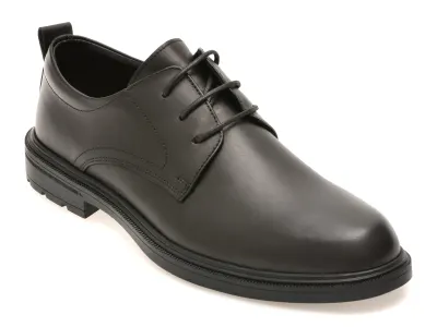 Pantofi eleganti OTTER negri, A60, din piele naturala