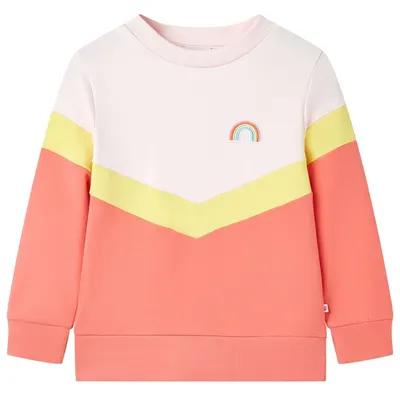 Bluzon pentru copii roz pal 128