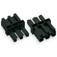 Intermediate coupler; 3-pole; Cod. A; for sockets and plugs; white