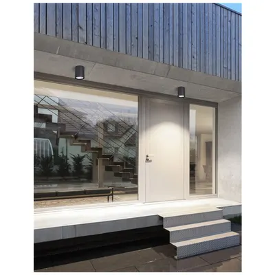 Plafoniera CECI Nisipiu Negru Aluminiu Sticla Diffuser Osram LED 6 Wat 520Lm 3000K, 100-240 Volt 50Hz Beam 76 degrees -IP65
