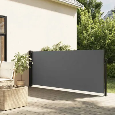 vidaXL Copertină laterală retractabilă antracit 140x500 cm